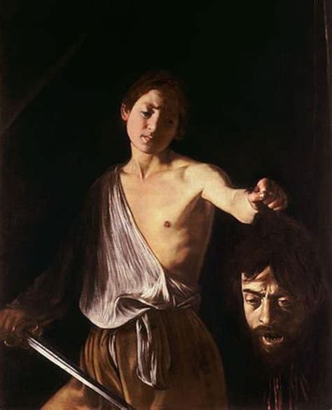 Caravaggio David With the Head of Goliath 1610, High Quality Oil Painting Reproduction - Etsy ...