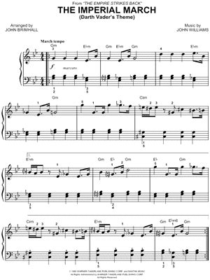 Darth Vader Theme Song Violin Sheet Music - Theme Image