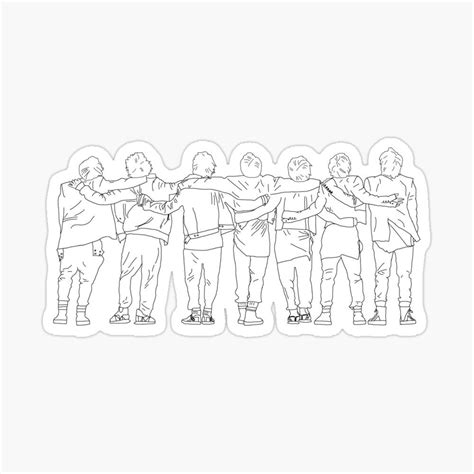 BTS ON Map of the Soul 7 mv design Sticker by NoonaStudio in 2021 ...