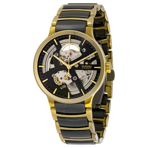 Rado Centrix Skeleton Dial Ceramic Men's Watch R30180162 - Centrix - Rado - Watches - Jomashop