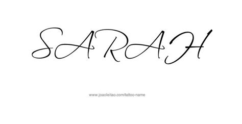 Sarah Name Tattoo Designs | Sarah tattoo, Name tattoos, Name tattoo designs