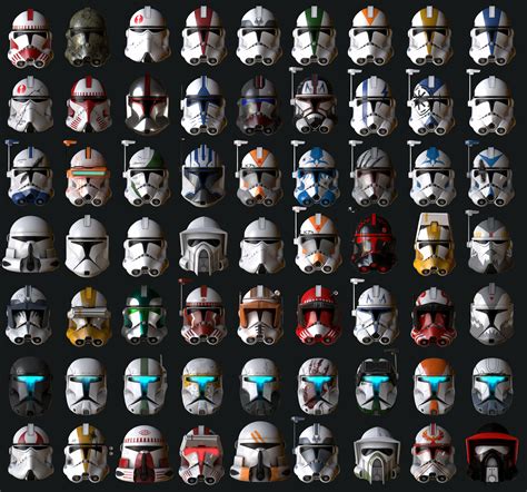 ArtStation - Star Wars Clone Trooper Helmets