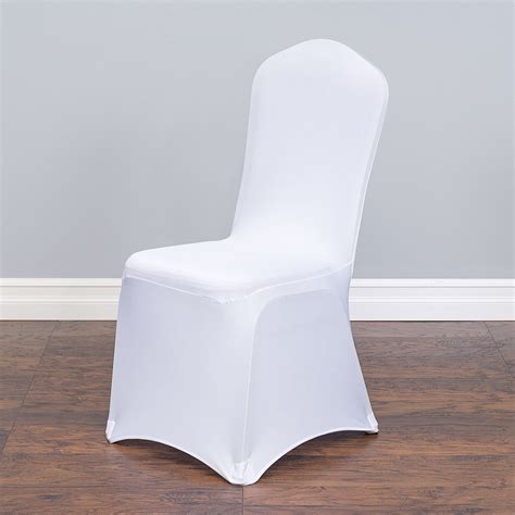 Stretch Banquet Chair Cover White | Banquet chair covers, Chair covers wedding, Chair covers