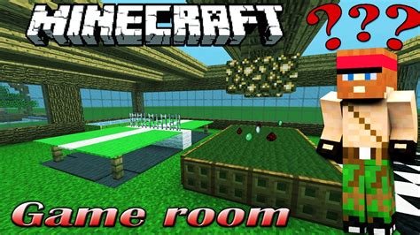 Minecraft: GAME ROOM [Interactive Building #16] - YouTube