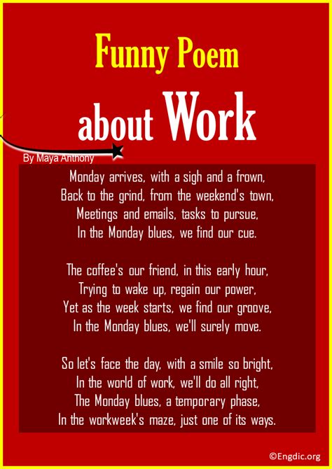 10 Best Funny Poems about Work - EngDic