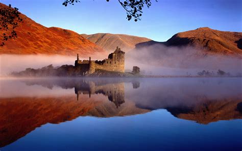 Download Hintergrundbilder 1920x1200 Castle in Schottland HD Hintergrund