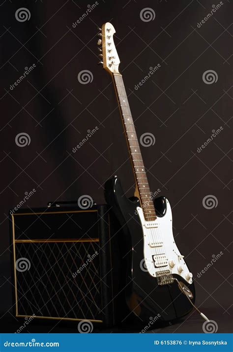 Combo and guitar stock photo. Image of equipment, band - 6153876