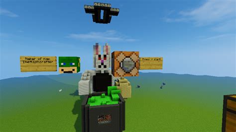 The Burning Easter Bunny! (An Easter burning map) Minecraft Map