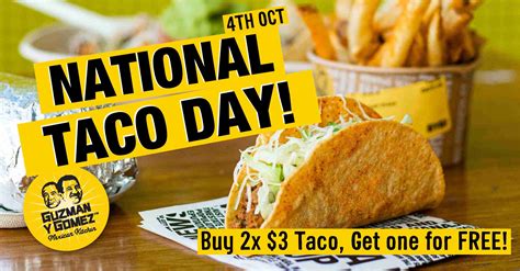 Celebrate National taco Day 2023! - Guzman y Gomez