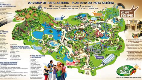 Parc Asterix carte » Voyage - Carte - Plan