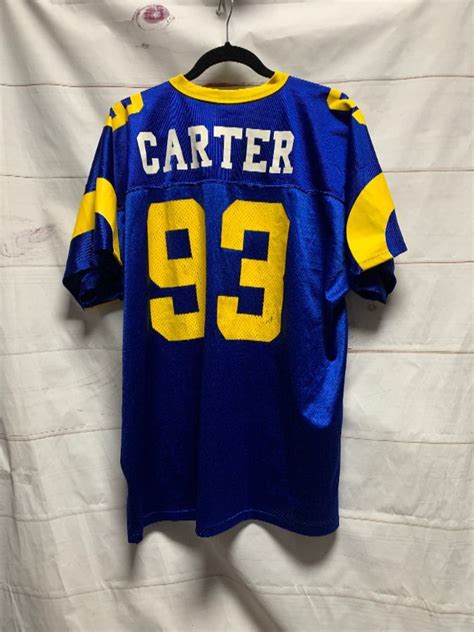 Nfl Los Angeles Rams Football Jersey #93 Carter | Boardwalk Vintage