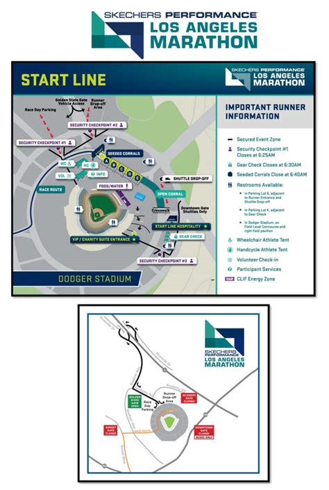 2018 Dodger Stadium Marathon Map - Widows, Orphans & Disabled ...