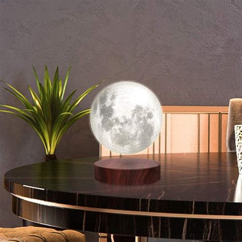 Levitating Moon Lamp Floating and Spinning in Air Freely With - Etsy