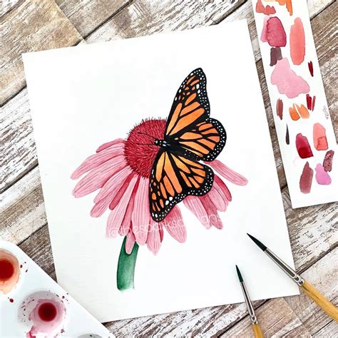 How to Paint a Watercolor Monarch Butterfly | Skillshare Blog