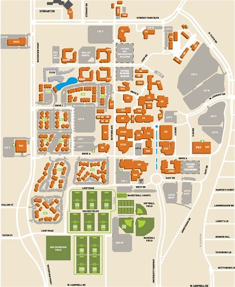 Campus Map - The University of Texas at Dallas | Campus map, The university of texas at dallas ...