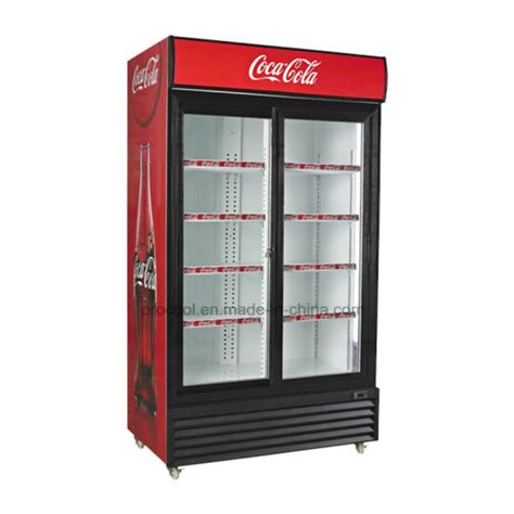 Coca Cola Double Glass Door Fridge - Glass Door Ideas