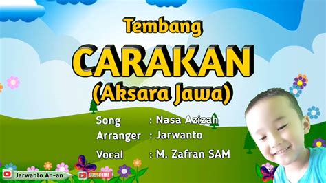 Tembang CARAKAN (Aksara Jawa) - YouTube