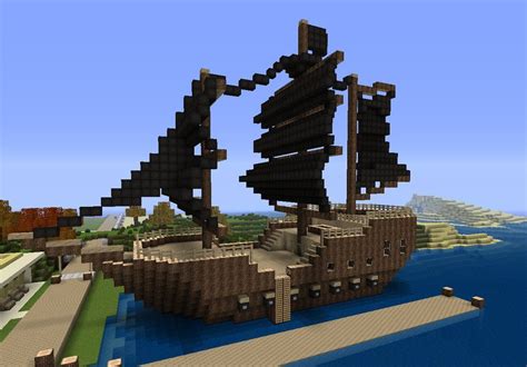 Small Simple Minecraft Pirate Ship - Gsm Repairz