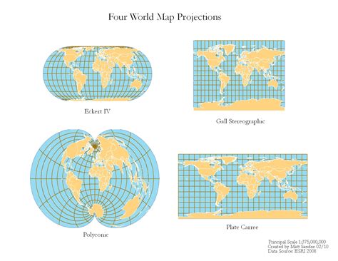 [GIS] World map different projection – Math Solves Everything