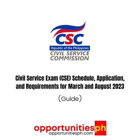 Civil Service Exam 2023