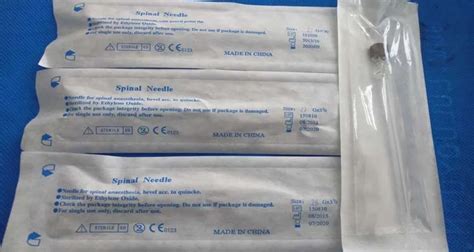 High Quality Medical Spinal Needle Sizes And Types Made In China - Buy Spinal Needles Qunicker ...