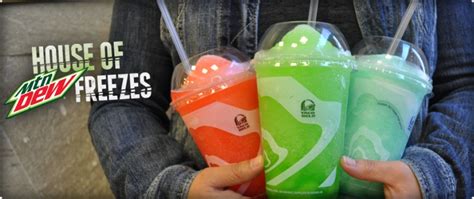 News: Taco Bell - Two New Mountain Dew Freeze Flavors