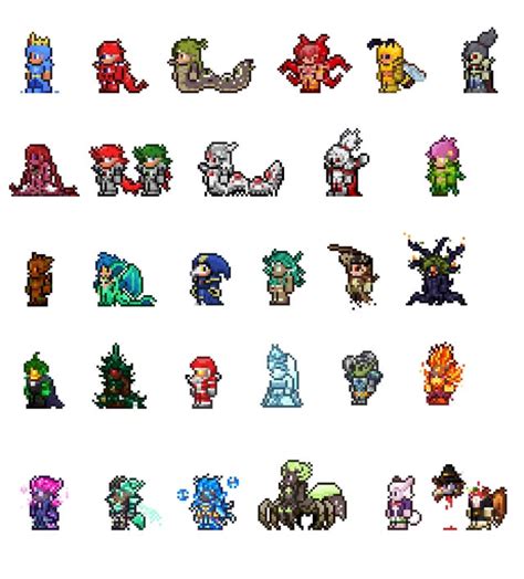 Somewhat Humanoid Terraria Bosses... as NPC sprites! : r/Terraria