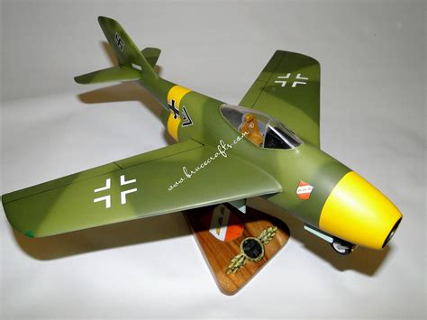 Focke-Wulf Ta 183 (Clear Canopy) - Mahogany Wooden Aircraft Models ...