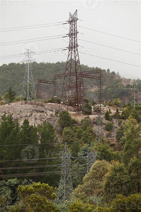 Electrical Transmission Towers 17212779 Stock Photo at Vecteezy