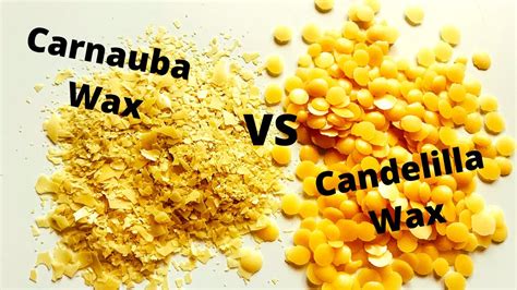 Candelilla Wax VS Carnauba Wax - YouTube