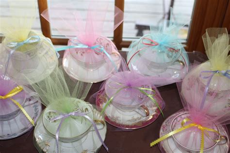 Springtime Bridal Shower Tea Party Favors