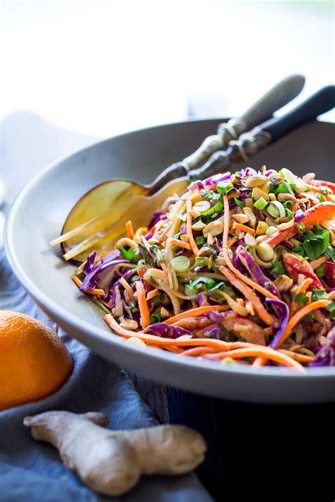 Vegan Thai Noodle Salad Recipe | Feasting At Home