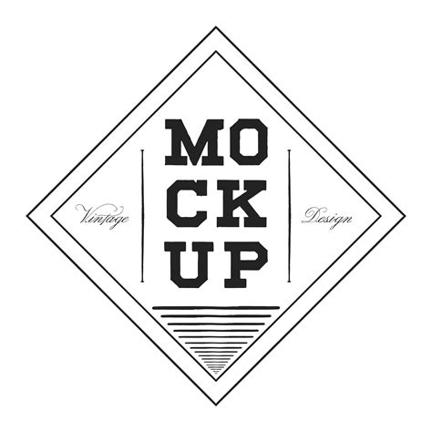 Logo Mockup Free Vector Download