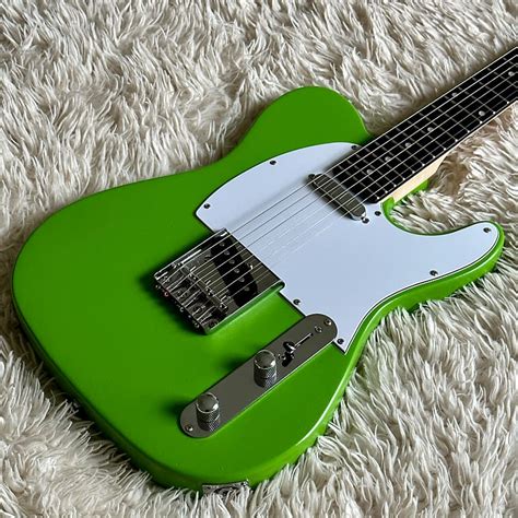 Neon Green Telecaster Style Electric Guitar | Reverb