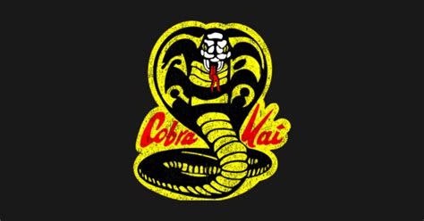 Original Vintage Distressed Cobra Kai Dojo Logo - Cobra Kai - Sticker ...