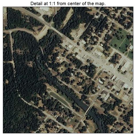 Aerial Photography Map of Tishomingo, OK Oklahoma