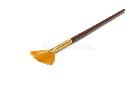 Fan Brush for painting stock image. Image of effect - 125466363