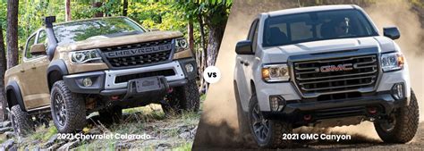 2021 Chevy Colorado vs. 2021 GMC Canyon | Bayer Chevrolet Buick Cadillac