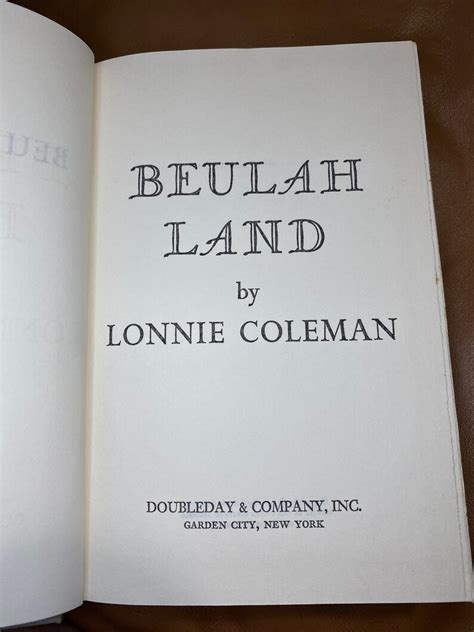 Beulah Land Book Vintage Southern Story Literary Novel - Etsy