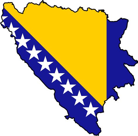 Bosnia Flag 070311» Vector Clip Art - Free Clip Art Images