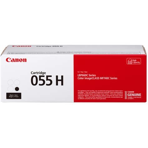 Canon 055 High-Capacity Black Toner Cartridge 3020C001 B&H Photo