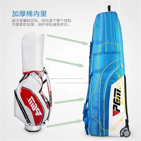 Brand PGM, Golf Travel Bag Airplane Traveling Cover Case Carrier. Stand ...