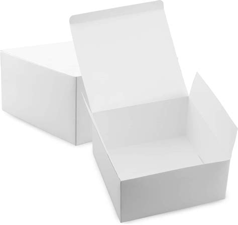 Amazon.com: Cardboard Gift Boxes Gift Boxes with Lids,20 Pack Gift Boxes with Lids White ...