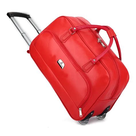 Luggage Trolley Travel Bags Suitcase on Wheels Valise Bagages Roulettes ...