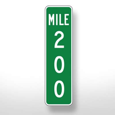 Mile Marker Sign - Custom