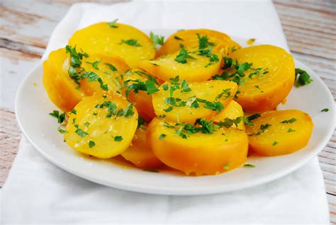 Roasted Yellow Beets - 2 Points - LaaLoosh