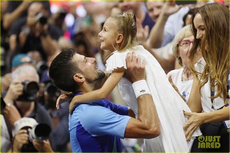 Novak Djokovic Celebrates U.S. Open Win With Wife Jelena & Their Two ...