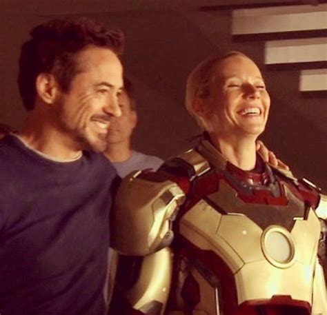 Behind the scenes of Iron Man 3 | Robert downey jr iron man, Iron man ...