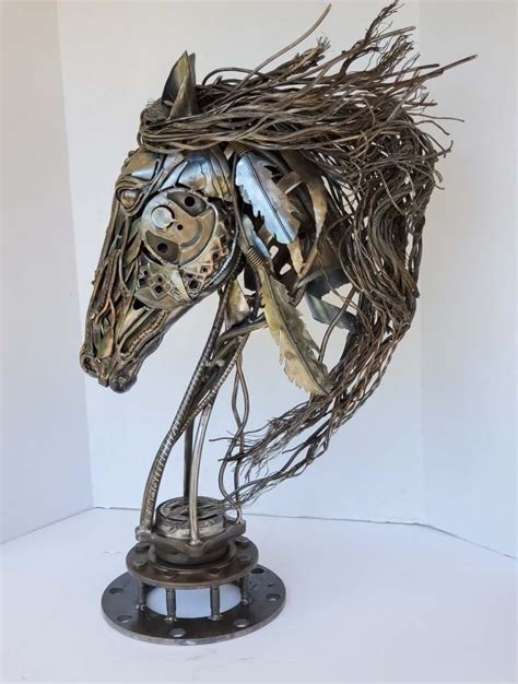 Spirit of the Horse Scrap Metal Horse Horse Sculpture Metal - Etsy in ...