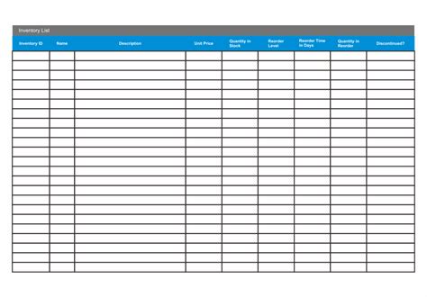 9 Best Images of Free Printable Spreadsheets For Business - Printable Blank Excel Spreadsheet ...